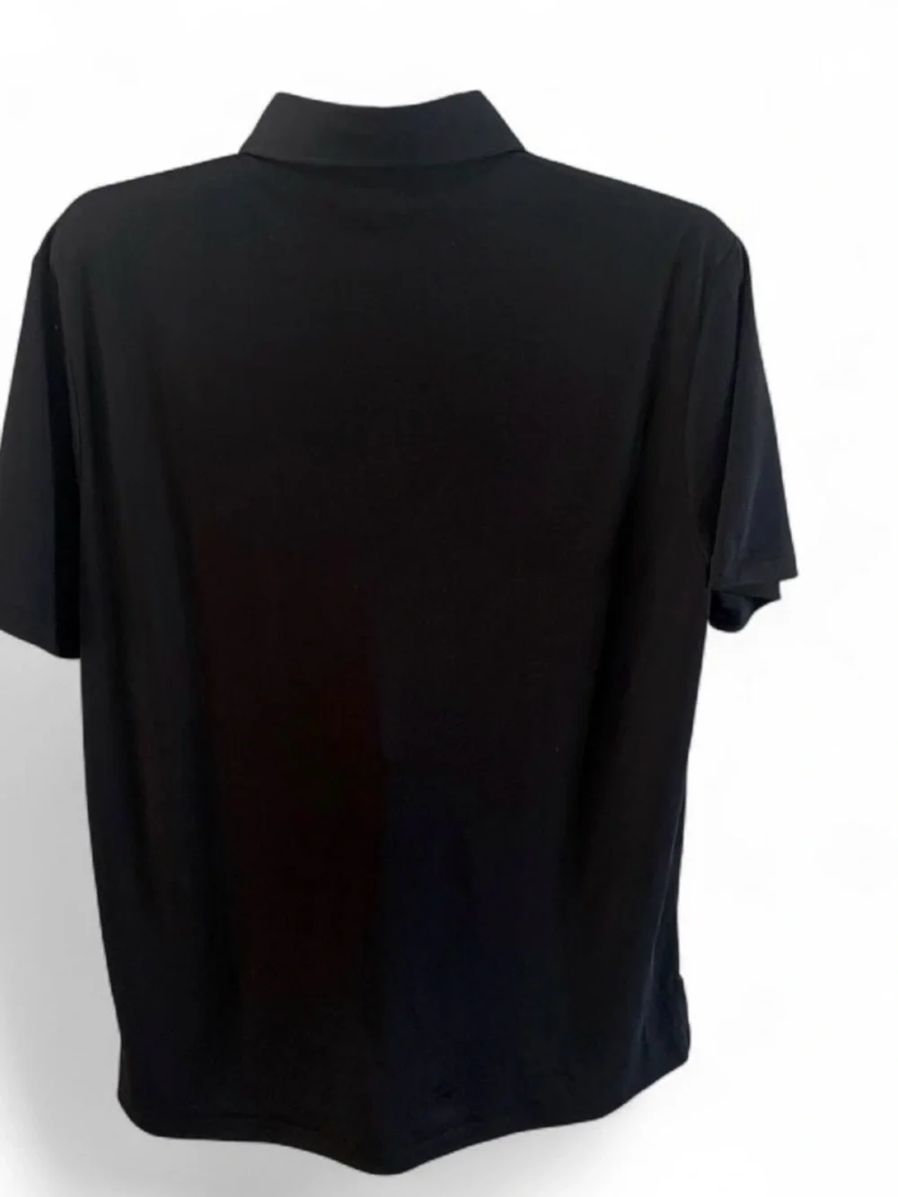 Ralph Lauren Black Polo with White Pony Logo